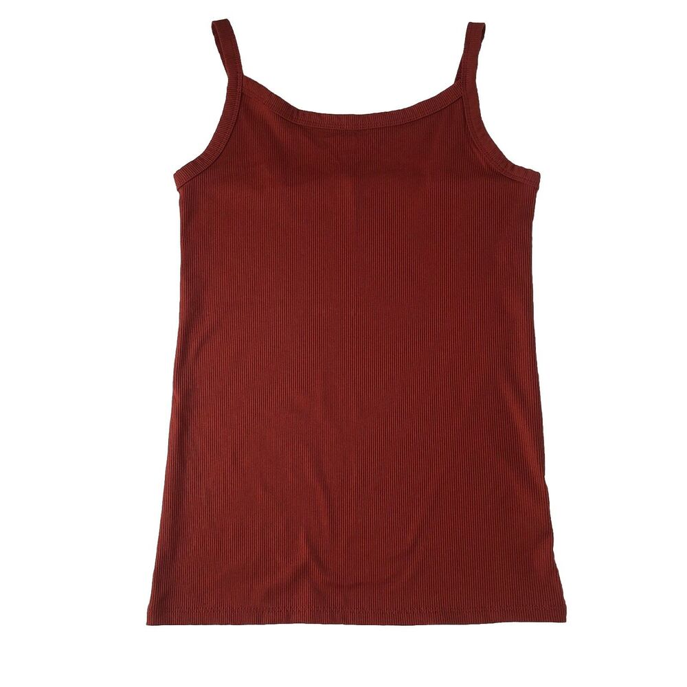 No Boundaries Women’s Ribbed Tank Top Brown Size Medium 7-9